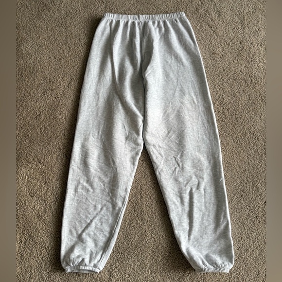 Joah Brown off white French terry white cotton jogger sweatpants size medium - Picture 10 of 15